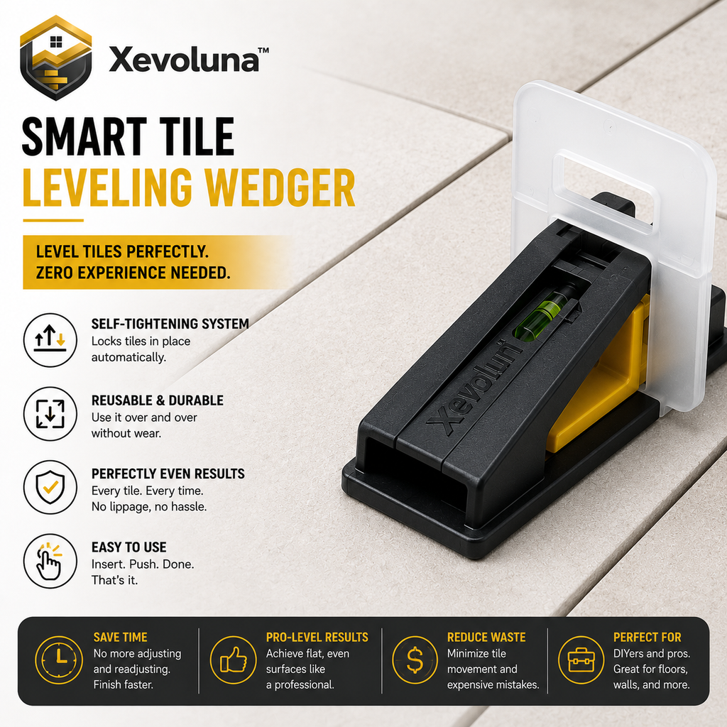 Xevoluna™ LevelSync Pro – Smart Tile Leveling Wedger