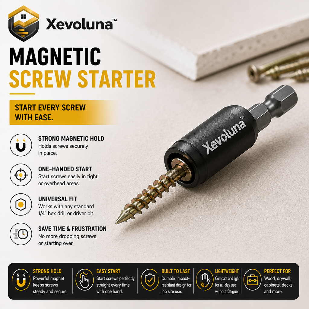 Xevoluna™ MagGrip One – Magnetic Screw Starter Bit