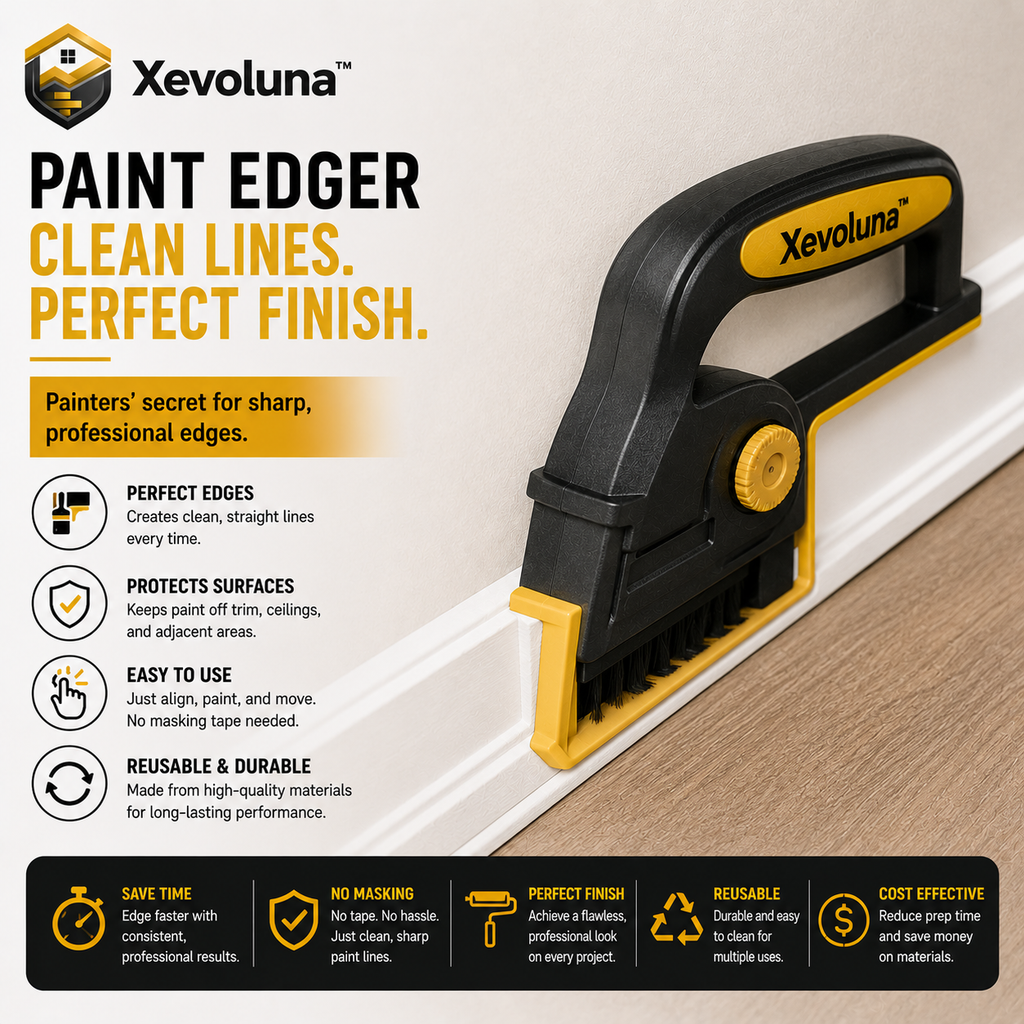 Xevoluna™ EdgeMaster Glide – Precision Paint Edger Tool