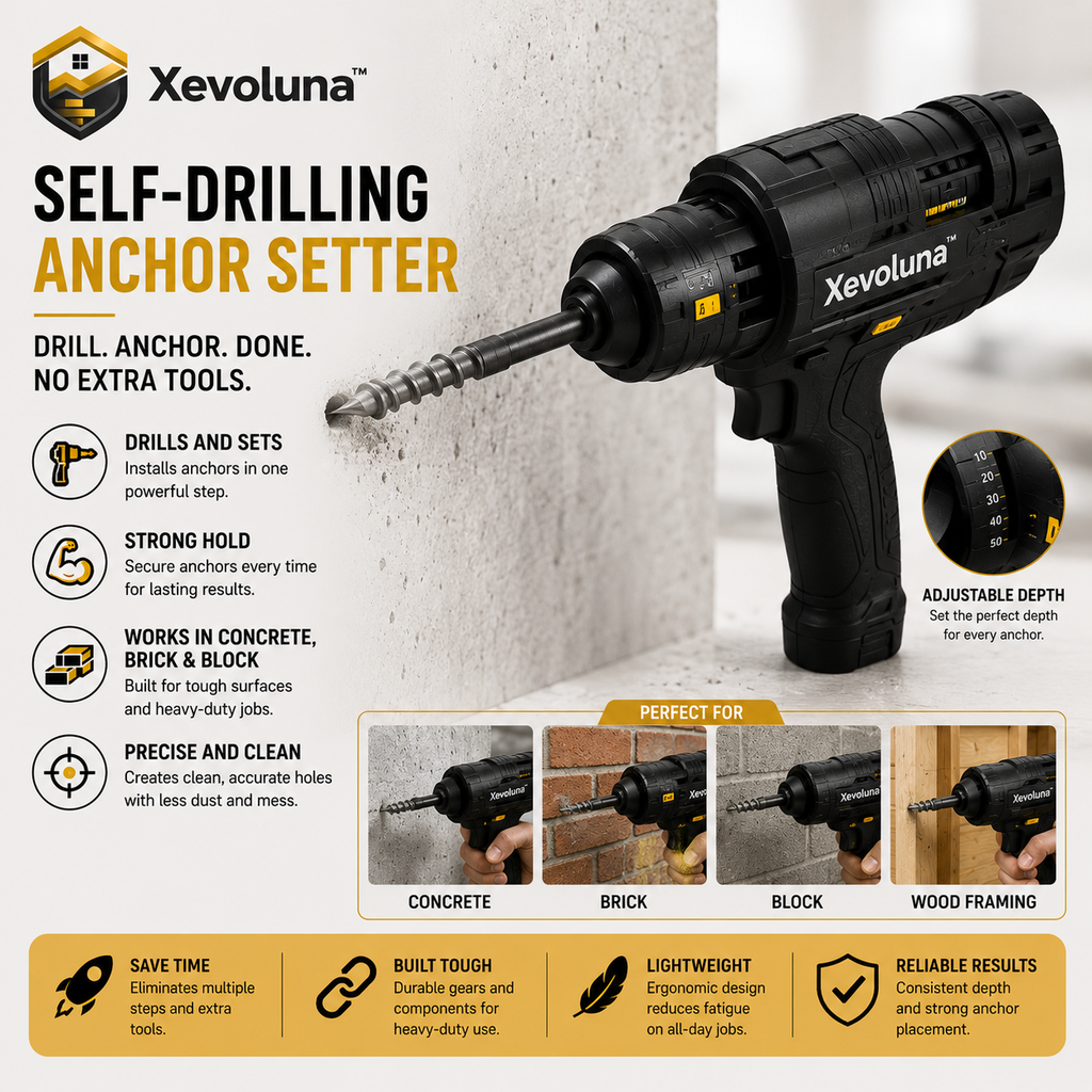 Xevoluna™ AnchorForce X – Self-Drilling Smart Anchor Tool