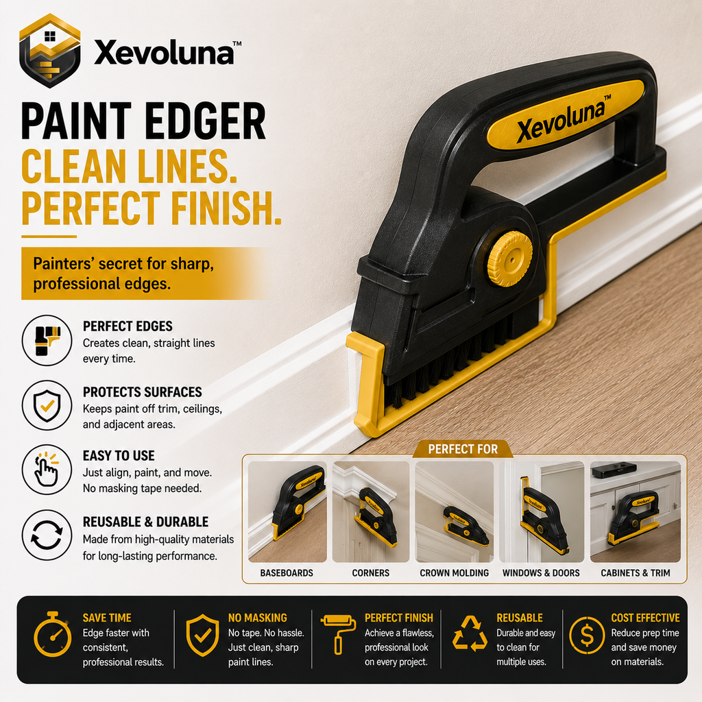 Xevoluna™ EdgeMaster Glide – Precision Paint Edger Tool