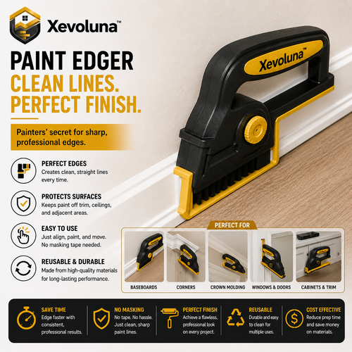 Xevoluna™ EdgeMaster Glide – Precision Paint Edger Tool