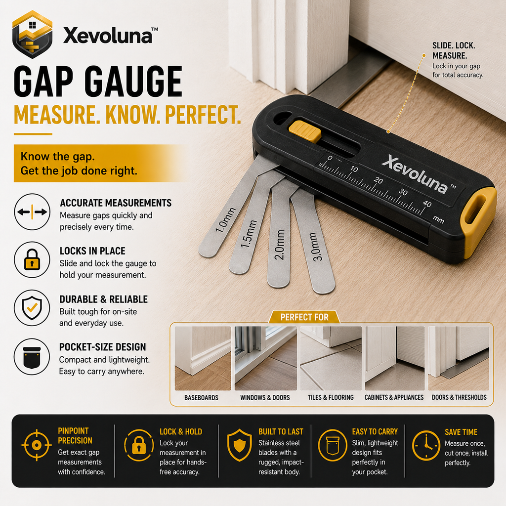 Xevoluna™ PrecisionSlide Pro – Adjustable Gap Gauge Tool